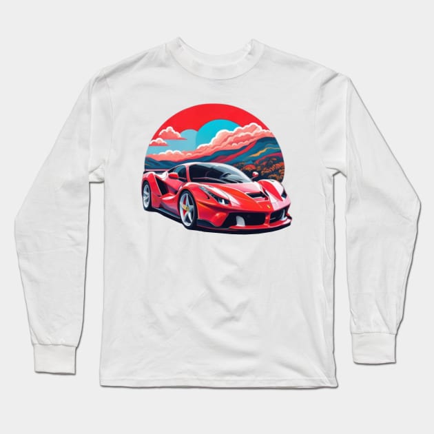 Ferrari la Ferrari with some of imagination Long Sleeve T-Shirt by Auto-apparel